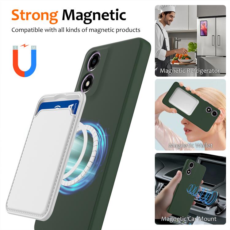 For Motorola Moto G04 / G04s / E14 4G Shockproof Silicone Magsafe Phone Case