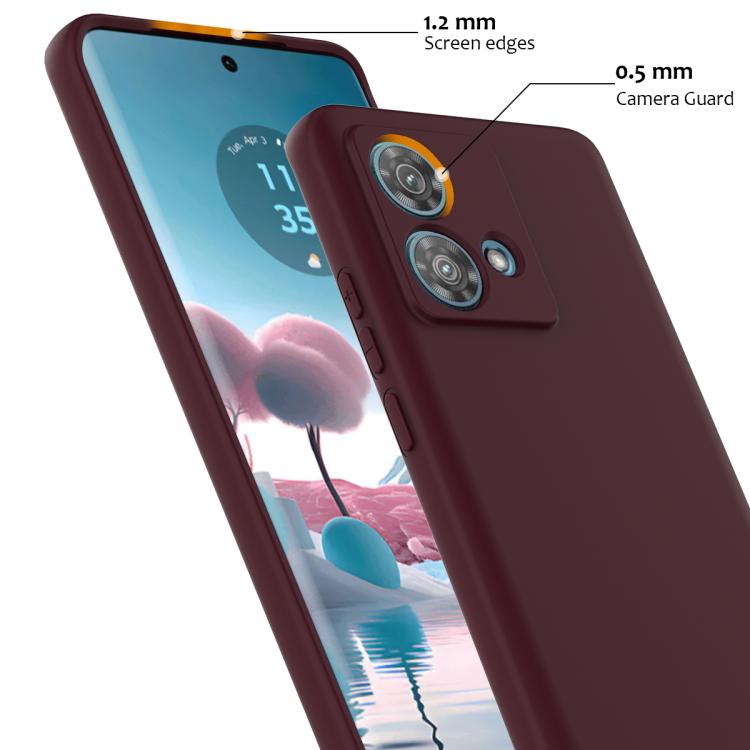 For Motorola Moto G84 Shockproof Silicone Magsafe Phone Case