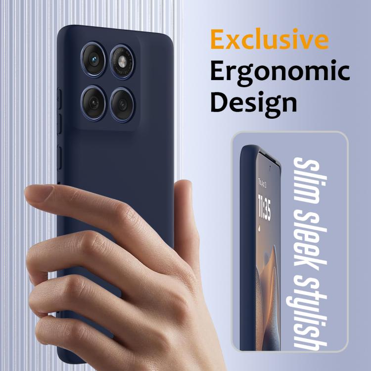 For Motorola Edge 60 Pro Shockproof Silicone Magsafe Phone Case