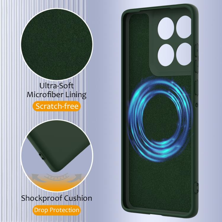 For Motorola Edge 2025 5G Shockproof Silicone Magsafe Phone Case