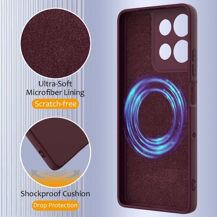 For Motorola Moto G86 Power 5G Shockproof Silicone Magsafe Phone Case