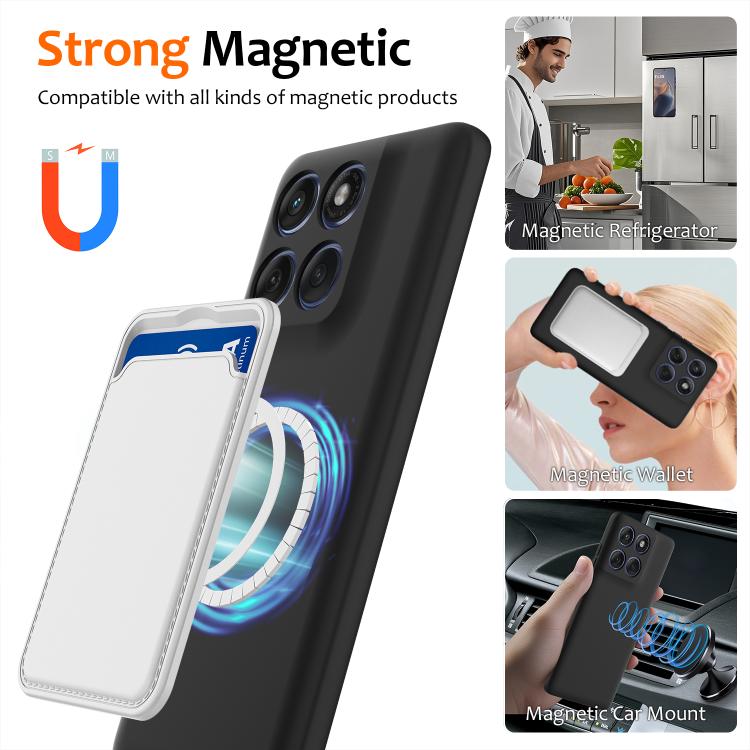 For Motorola Moto G67 / G77 / G87 5G Shockproof Silicone Magsafe Phone Case
