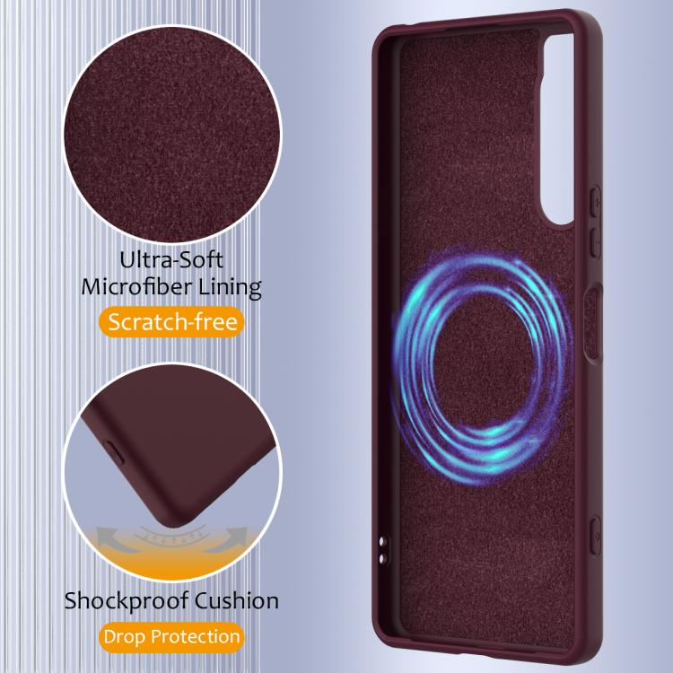 For Sony Xperia 5 IV Shockproof Silicone Magsafe Phone Case