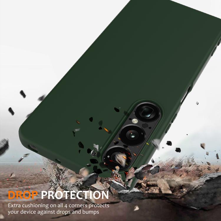 For Sony Xperia 1 VII Shockproof Silicone Magsafe Phone Case