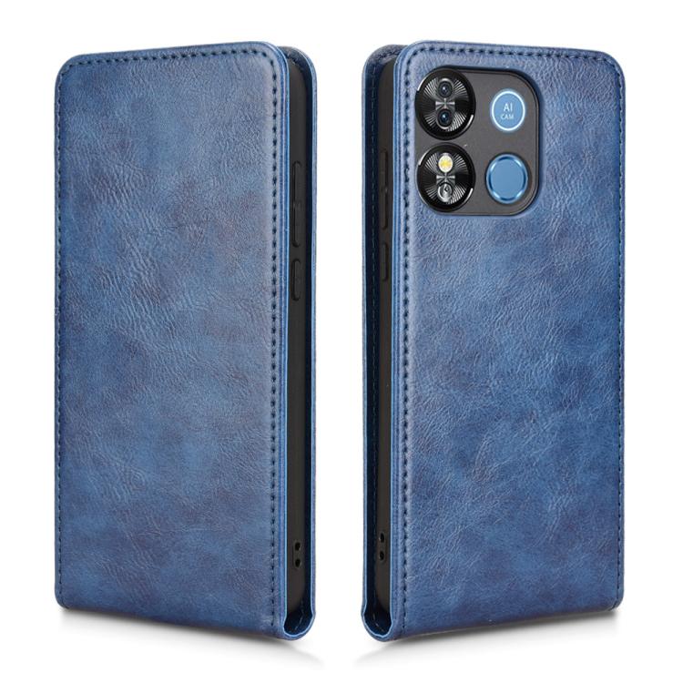 For Oukitel C57S Magnetic Vertical Flip Leather Phone Case