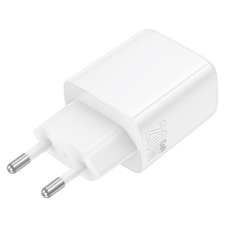 Borofone BN27 Fuente PD20W Type-C + QC3.0 USB Charger, EU Plug - White