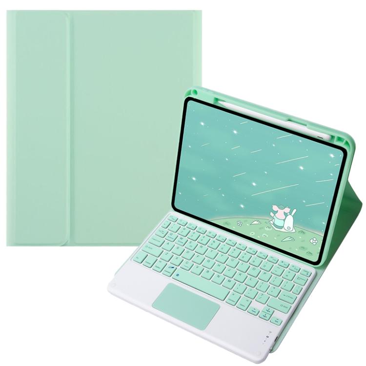 For OPPO Pad 3 / Pad 2 Candy Color Bluetooth Keyboard Leather Case,Square Keys with Touchpad
