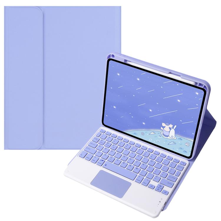 For OPPO Pad 3 / Pad 2 Candy Color Bluetooth Keyboard Leather Case,Square Keys with Touchpad