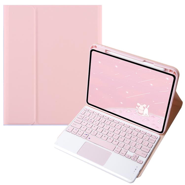 For OPPO Pad 3 / Pad 2 Candy Color Bluetooth Keyboard Leather Case,Square Keys with Touchpad