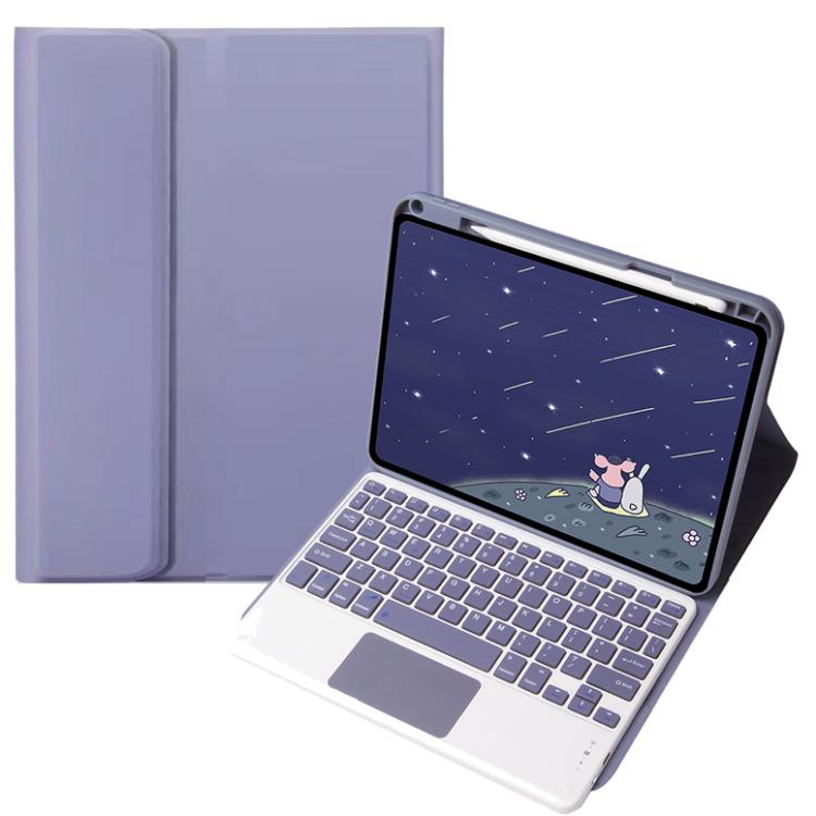 For OPPO Pad 3 / Pad 2 Candy Color Bluetooth Keyboard Leather Case,Square Keys with Touchpad