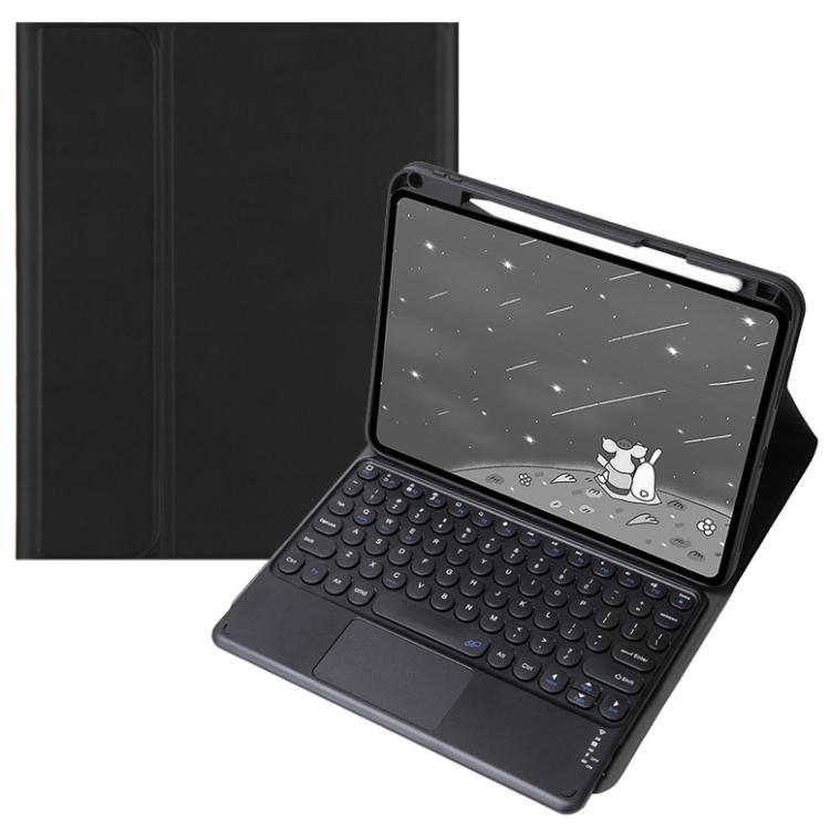For OPPO Pad 3 / Pad 2 Candy Color Bluetooth Keyboard Leather Case, Round Key with Touchpad