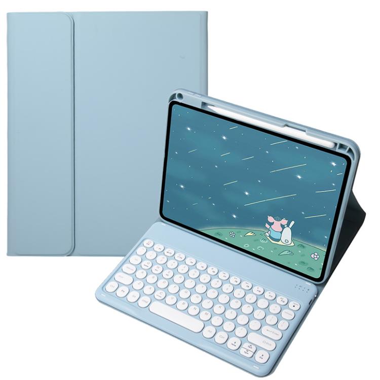 For OPPO Pad 3 / Pad 2 Candy Color Bluetooth Keyboard Leather Case, Round Key