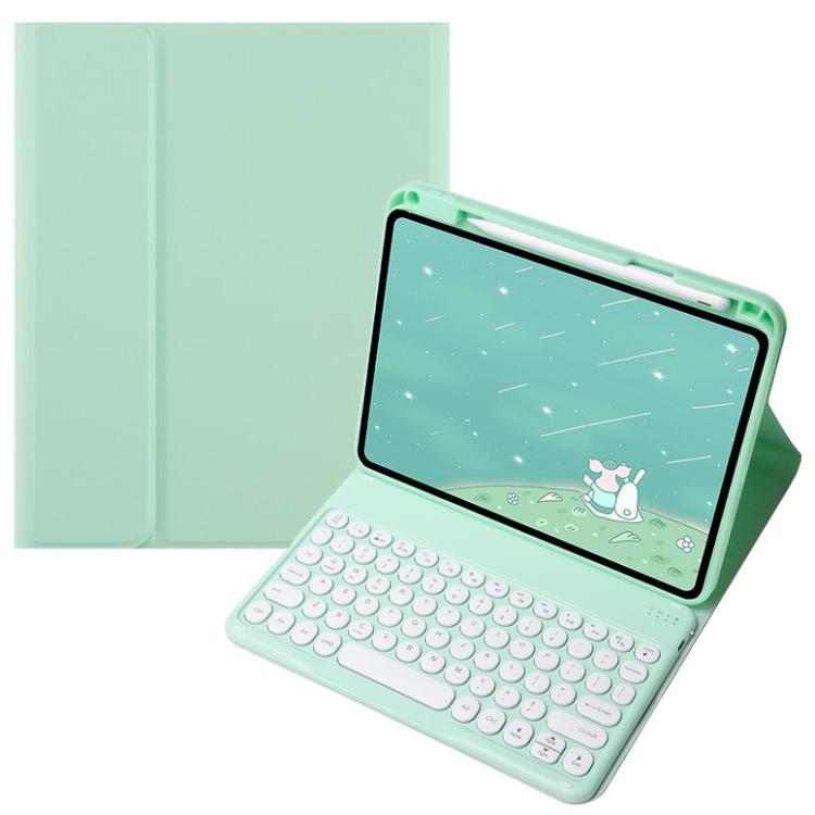 For OPPO Pad 3 / Pad 2 Candy Color Bluetooth Keyboard Leather Case, Round Key