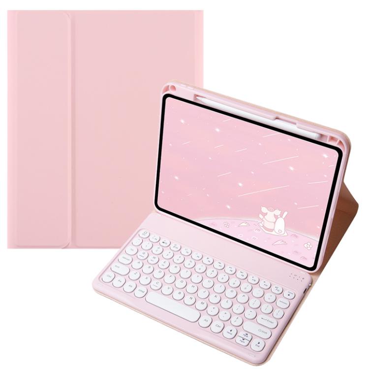 For OPPO Pad 3 / Pad 2 Candy Color Bluetooth Keyboard Leather Case, Round Key