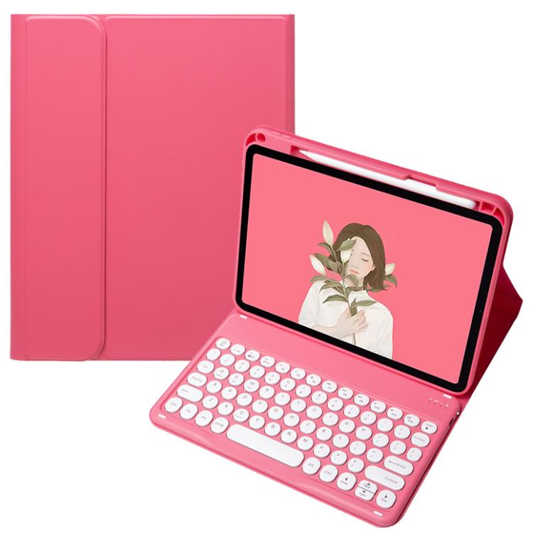 For OPPO Pad 3 / Pad 2 Candy Color Bluetooth Keyboard Leather Case, Round Key