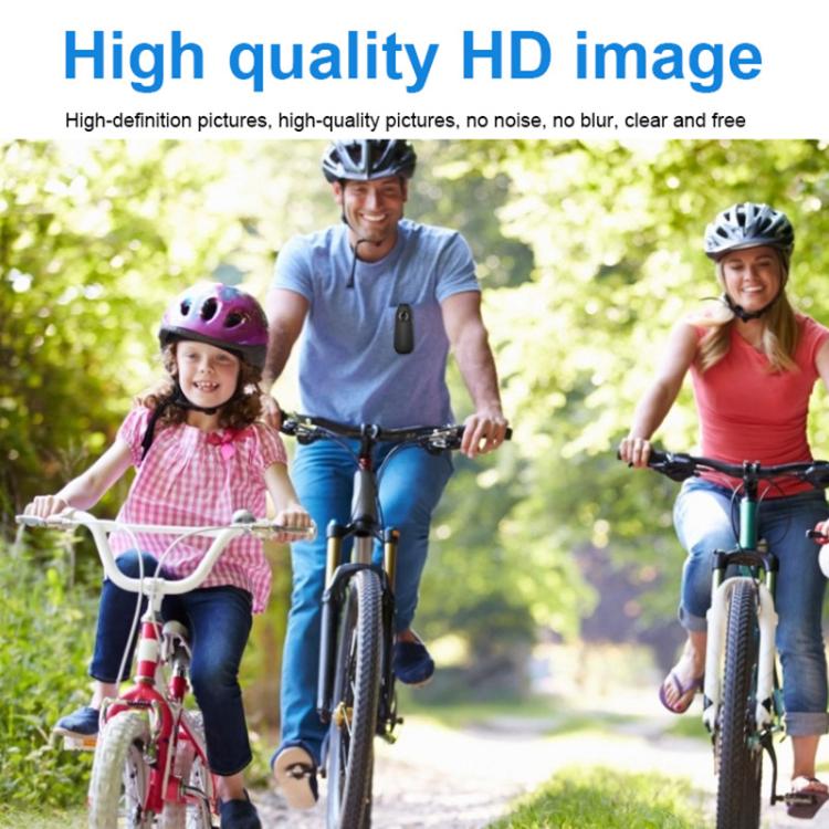 007 1080P HD Video Recorder with Back Clip - Black