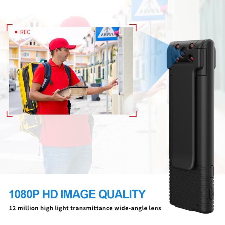 B21 120 Degree Wide Angle 1080P HD Magnetic Recorder - Black