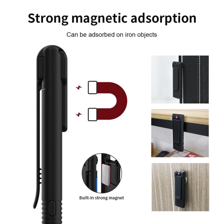 B21 120 Degree Wide Angle 1080P HD Magnetic Recorder - Black