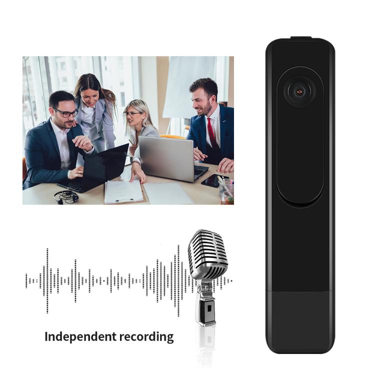 T008 1080P HD Video Recorder - Black