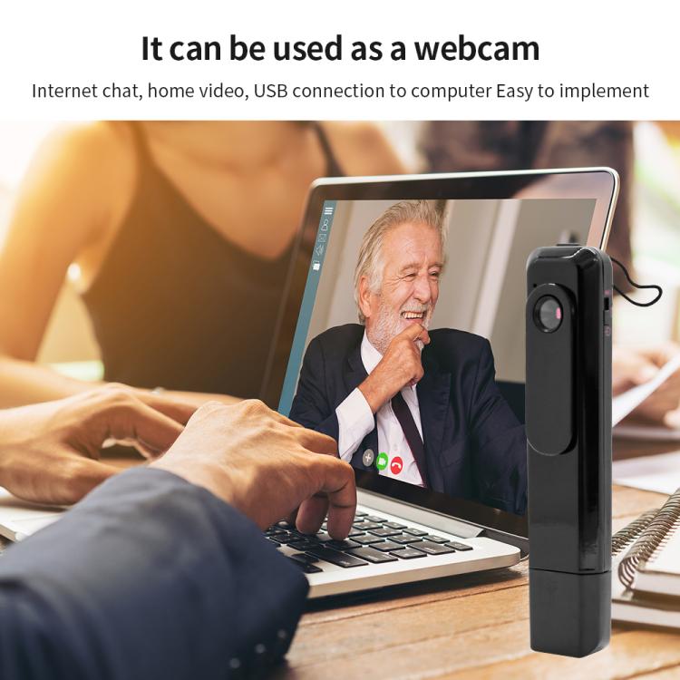 T008 1080P HD Video Recorder - Black