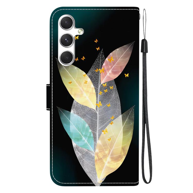 For Samsung Galaxy S24 5G Crystal Texture Colored Drawing Leather Phone Case