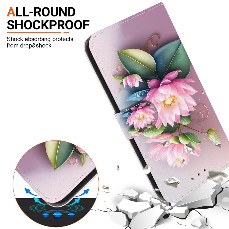 For Samsung Galaxy S24 5G Crystal Texture Colored Drawing Leather Phone Case