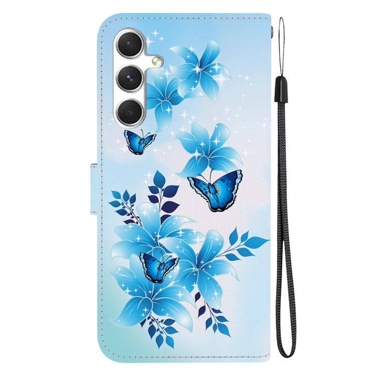 For Samsung Galaxy S24 5G Crystal Texture Colored Drawing Leather Phone Case