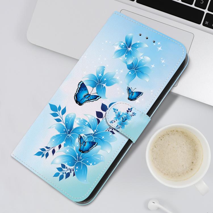 For Samsung Galaxy S24 5G Crystal Texture Colored Drawing Leather Phone Case