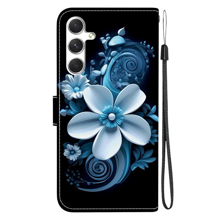 For Samsung Galaxy S24 5G Crystal Texture Colored Drawing Leather Phone Case