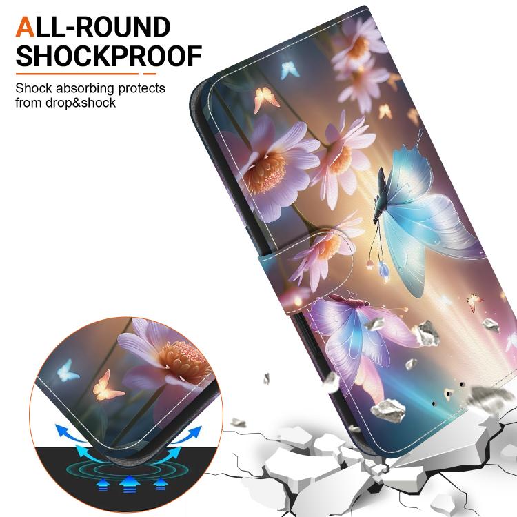 For Samsung Galaxy S24 5G Crystal Texture Colored Drawing Leather Phone Case