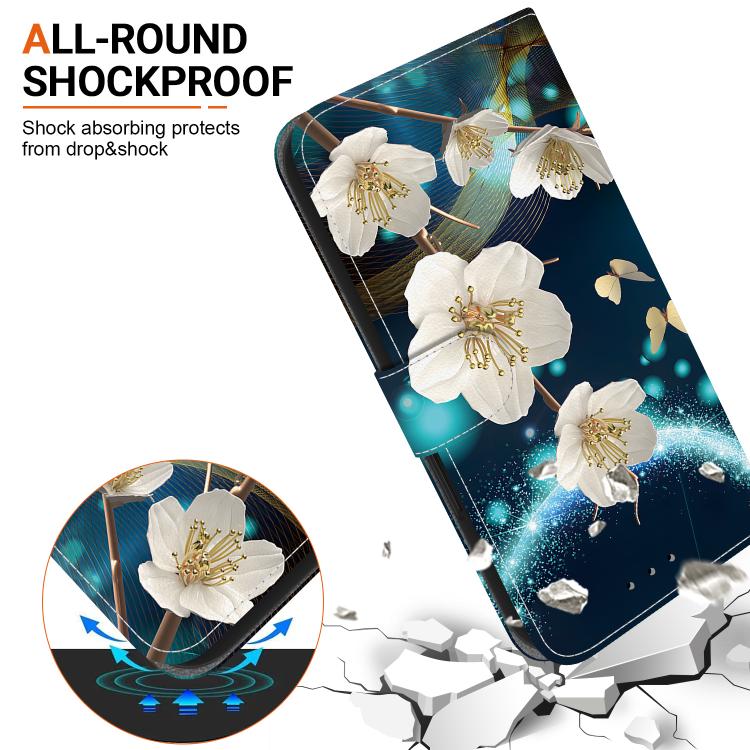For Samsung Galaxy S23 FE 5G Crystal Texture Colored Drawing Leather Phone Case