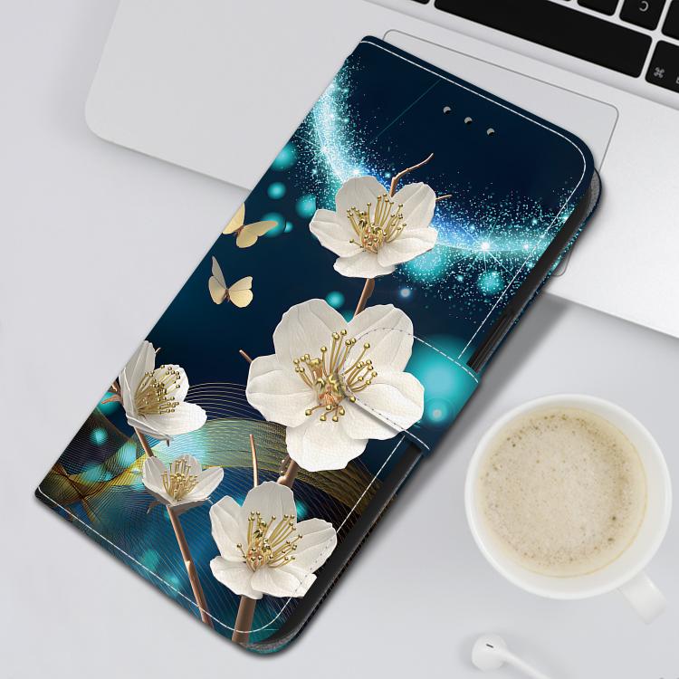 For Samsung Galaxy S23 FE 5G Crystal Texture Colored Drawing Leather Phone Case