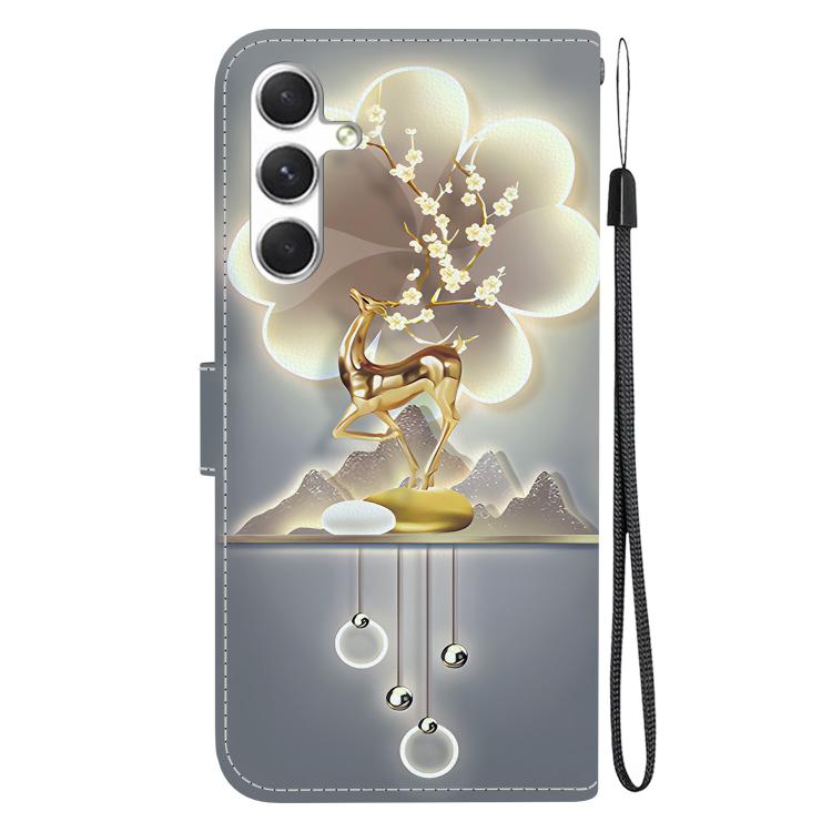 For Samsung Galaxy S23 FE 5G Crystal Texture Colored Drawing Leather Phone Case