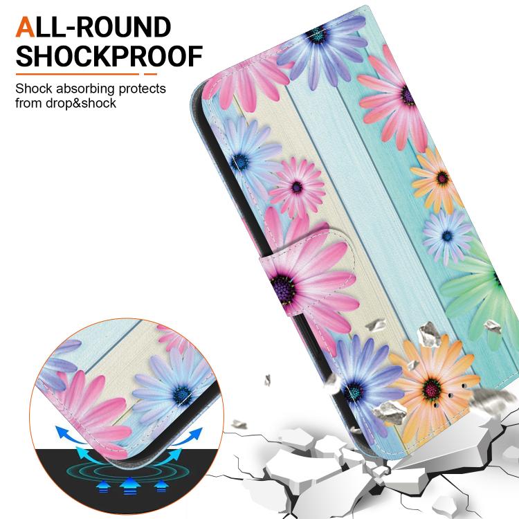 For Samsung Galaxy S23 FE 5G Crystal Texture Colored Drawing Leather Phone Case