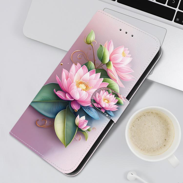For Samsung Galaxy S23 5G Crystal Texture Colored Drawing Leather Phone Case