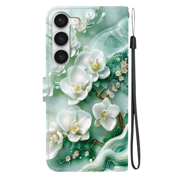 For Samsung Galaxy S23 5G Crystal Texture Colored Drawing Leather Phone Case