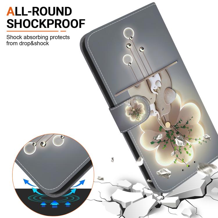 For Samsung Galaxy S23 Ultra 5G Crystal Texture Colored Drawing Leather Phone Case