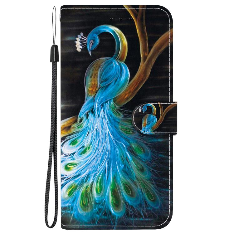 For Samsung Galaxy S23 Ultra 5G Crystal Texture Colored Drawing Leather Phone Case