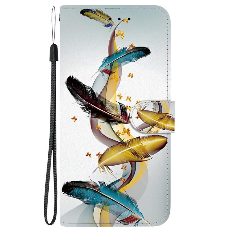 For Samsung Galaxy S21 Ultra 5G Crystal Texture Colored Drawing Leather Phone Case