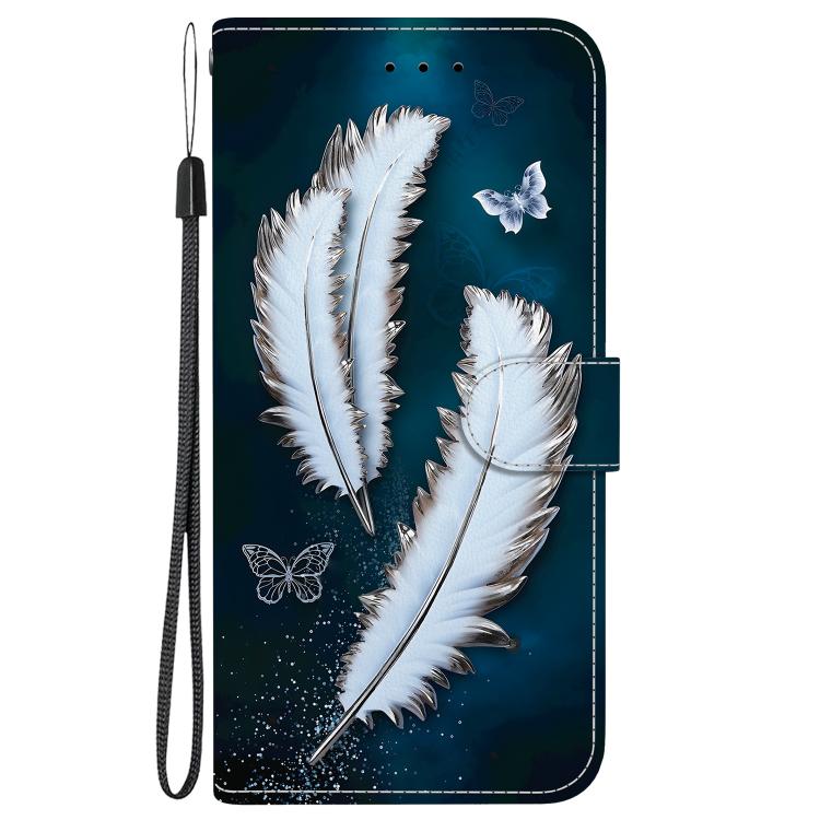 For Samsung Galaxy S21 Ultra 5G Crystal Texture Colored Drawing Leather Phone Case
