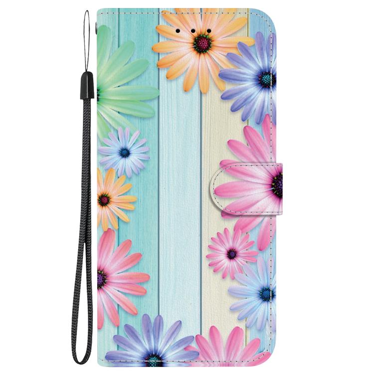 For Samsung Galaxy S21 Ultra 5G Crystal Texture Colored Drawing Leather Phone Case