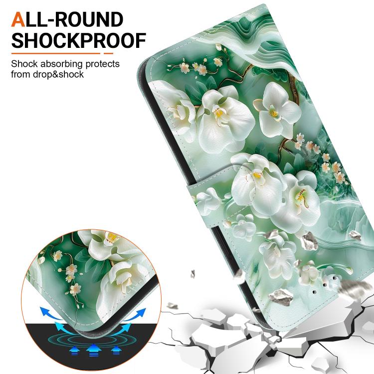 For Samsung Galaxy S21 Ultra 5G Crystal Texture Colored Drawing Leather Phone Case