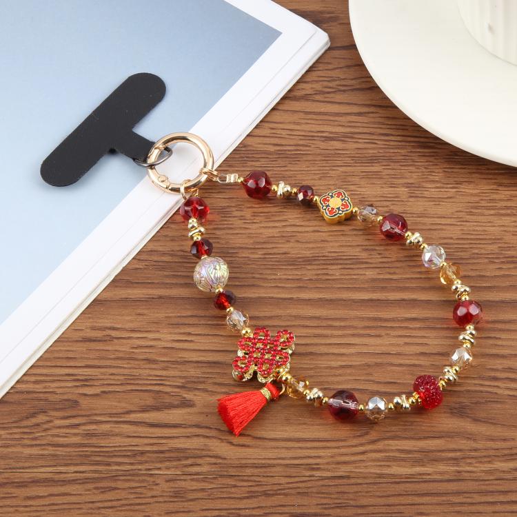 True Lover Knot Bead Chain Anti-Lost Phone Short Lanyard