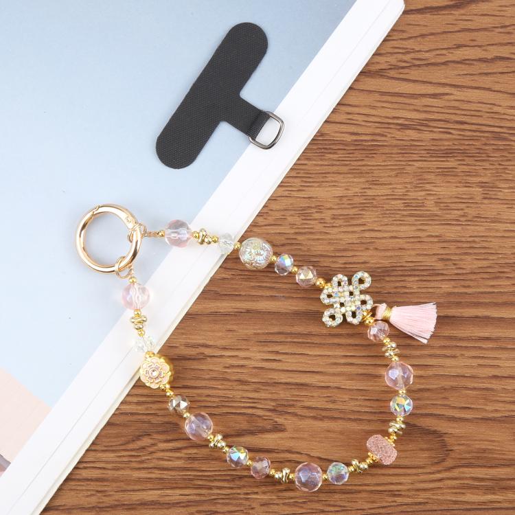 True Lover Knot Bead Chain Anti-Lost Phone Short Lanyard