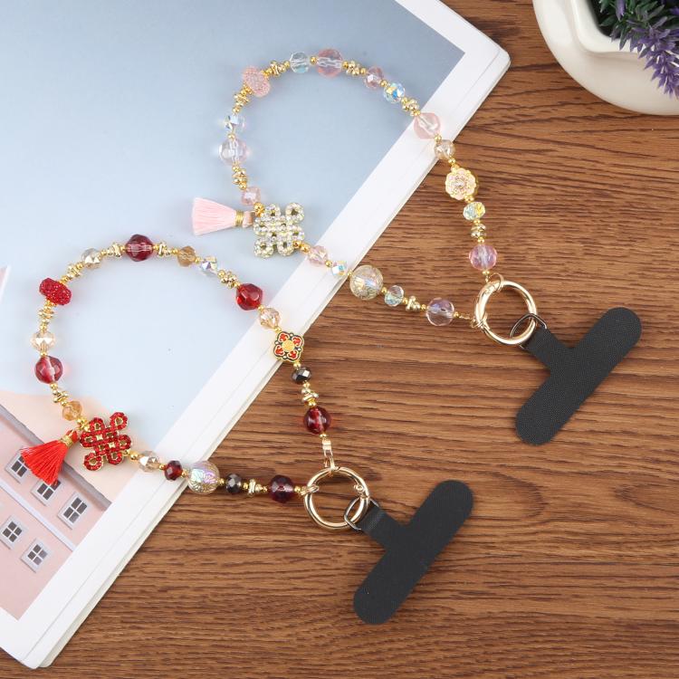 True Lover Knot Bead Chain Anti-Lost Phone Short Lanyard