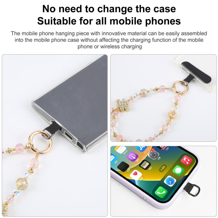 True Lover Knot Bead Chain Anti-Lost Phone Short Lanyard