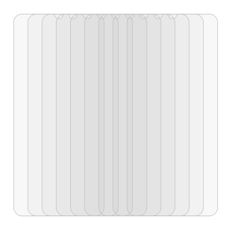 For Xiaomi Mi 10 Lite Zoom 10 PCS 0.26mm 9H 2.5D Tempered Glass Film