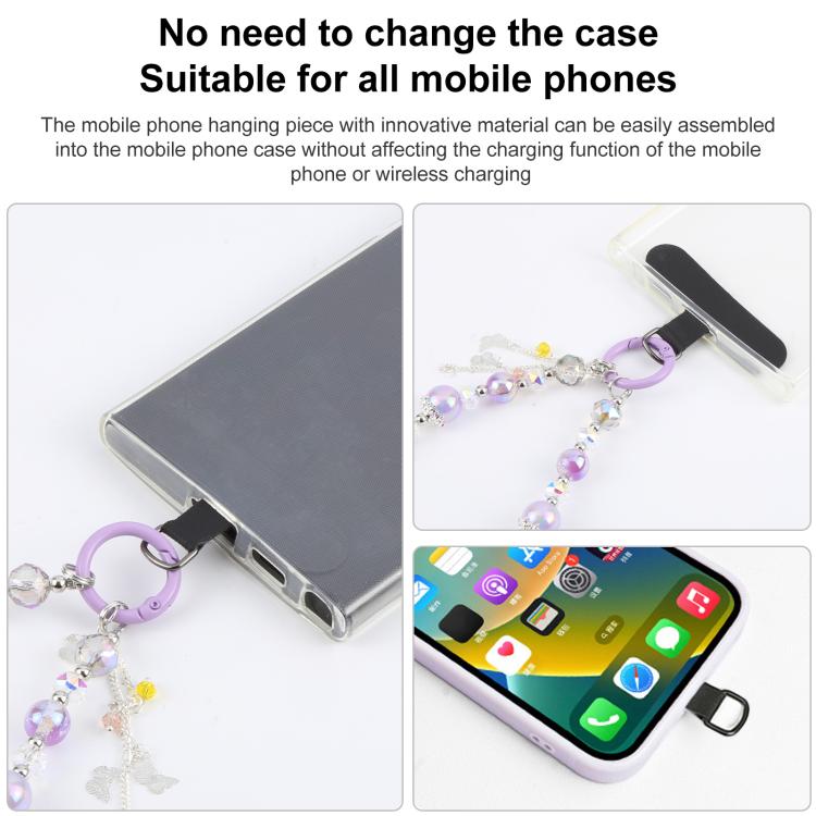 Tassels Chain Phone Anti-lost Short Lanyard