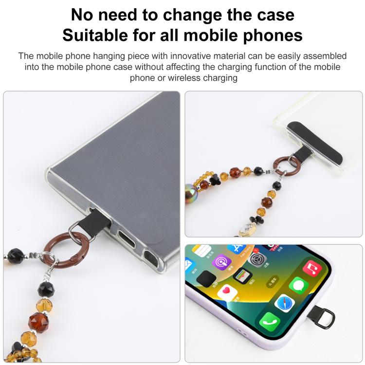 Flow Color Chain Phone Anti-lost Short Lanyard