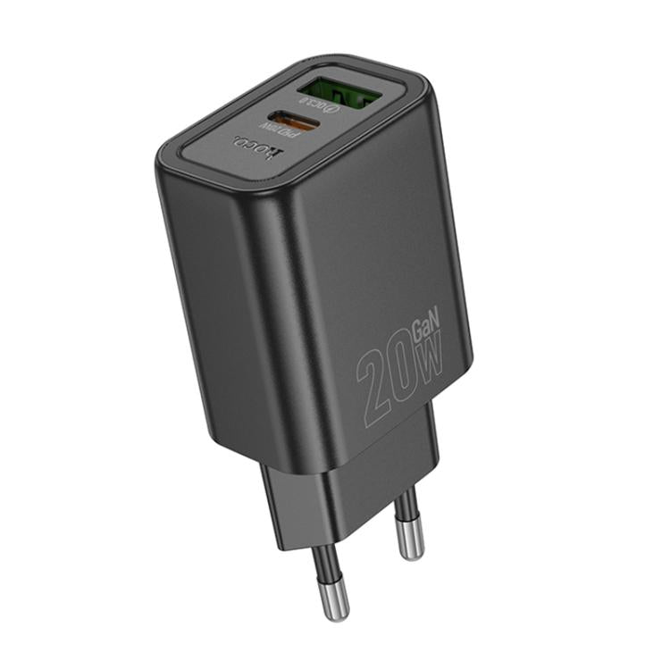 hoco N61 PD20W+QC3.0 Dual Port Charger, Specification:EU Plug